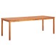 3058093 9 piece garden dining set with cushions solid acacia wood (45963+312130+2x312131)