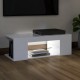 Fehér tv-szekrény led-lámpákkal 90 x 39 x 30 cm