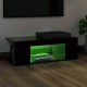 Fekete tv-szekrény led lámpákkal 90 x 39 x 30 cm Fekete tv-szekrény led lámpákkal 90 x 39 x 30 cm