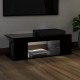 Fekete tv-szekrény led lámpákkal 90 x 39 x 30 cm Fekete tv-szekrény led lámpákkal 90 x 39 x 30 cm