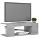 Betonszürke tv-szekrény led lámpákkal 90 x 39 x 30 cm