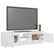 Fehér tv-szekrény led lámpákkal 120 x 30 x 35,5 cm Fehér tv-szekrény led lámpákkal 120 x 30 x 35,5 cm