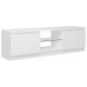 Fehér tv-szekrény led lámpákkal 120 x 30 x 35,5 cm Fehér tv-szekrény led lámpákkal 120 x 30 x 35,5 cm