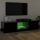 Fekete tv-szekrény led lámpákkal 120 x 30 x 35,5 cm Fekete tv-szekrény led lámpákkal 120 x 30 x 35,5 cm