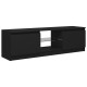 Fekete tv-szekrény led lámpákkal 120 x 30 x 35,5 cm Fekete tv-szekrény led lámpákkal 120 x 30 x 35,5 cm