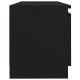 Fekete tv-szekrény led lámpákkal 120 x 30 x 35,5 cm Fekete tv-szekrény led lámpákkal 120 x 30 x 35,5 cm