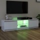 Fehér tv-szekrény led-világítással 140 x 40 x 35,5 cm Fehér tv-szekrény led-világítással 140 x 40 x 35,5 cm