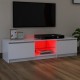 Fehér tv-szekrény led-világítással 140 x 40 x 35,5 cm Fehér tv-szekrény led-világítással 140 x 40 x 35,5 cm