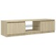Sonoma tölgy színű tv-szekrény led-lámpákkal 140 x 40 x 35,5 cm Sonoma tölgy színű tv-szekrény led-lámpákkal 140 x 40 x 35,5 cm