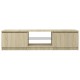 Sonoma tölgy színű tv-szekrény led-lámpákkal 140 x 40 x 35,5 cm Sonoma tölgy színű tv-szekrény led-lámpákkal 140 x 40 x 35,5 cm