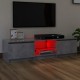 Betonszürke tv-szekrény led-lámpákkal 140 x 40 x 35,5 cm Betonszürke tv-szekrény led-lámpákkal 140 x 40 x 35,5 cm
