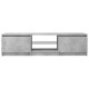 Betonszürke tv-szekrény led-lámpákkal 140 x 40 x 35,5 cm Betonszürke tv-szekrény led-lámpákkal 140 x 40 x 35,5 cm