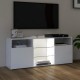 Fehér tv-szekrény led-lámpákkal 120 x 35 x 50 cm