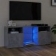 Betonszürke tv-szekrény led-lámpákkal 120 x 35 x 50 cm Betonszürke tv-szekrény led-lámpákkal 120 x 35 x 50 cm