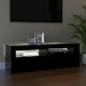 Fekete tv-szekrény led-lámpákkal 120 x 35 x 40 cm Fekete tv-szekrény led-lámpákkal 120 x 35 x 40 cm