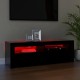 Fekete tv-szekrény led-lámpákkal 120 x 35 x 40 cm Fekete tv-szekrény led-lámpákkal 120 x 35 x 40 cm