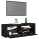 Fekete tv-szekrény led-lámpákkal 120 x 35 x 40 cm Fekete tv-szekrény led-lámpákkal 120 x 35 x 40 cm
