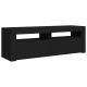 Fekete tv-szekrény led-lámpákkal 120 x 35 x 40 cm Fekete tv-szekrény led-lámpákkal 120 x 35 x 40 cm