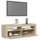Sonoma-tölgy színű tv-szekrény led-lámpákkal 120 x 35 x 40 cm Sonoma-tölgy színű tv-szekrény led-lámpákkal 120 x 35 x 40 cm