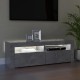 Betonszürke tv-szekrény led-lámpákkal 120 x 35 x 40 cm Betonszürke tv-szekrény led-lámpákkal 120 x 35 x 40 cm