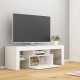 Fehér tv-szekrény led-lámpákkal 120 x 35 x 40 cm Fehér tv-szekrény led-lámpákkal 120 x 35 x 40 cm