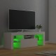 Fehér tv-szekrény led-lámpákkal 120 x 35 x 40 cm Fehér tv-szekrény led-lámpákkal 120 x 35 x 40 cm