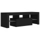 Fekete tv-szekrény led-lámpákkal 120 x 35 x 40 cm Fekete tv-szekrény led-lámpákkal 120 x 35 x 40 cm