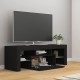 Fekete tv-szekrény led-lámpákkal 120 x 35 x 40 cm Fekete tv-szekrény led-lámpákkal 120 x 35 x 40 cm