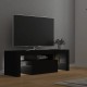 Fekete tv-szekrény led-lámpákkal 120 x 35 x 40 cm Fekete tv-szekrény led-lámpákkal 120 x 35 x 40 cm