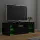 Fekete tv-szekrény led-lámpákkal 120 x 35 x 40 cm Fekete tv-szekrény led-lámpákkal 120 x 35 x 40 cm