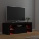 Fekete tv-szekrény led-lámpákkal 120 x 35 x 40 cm Fekete tv-szekrény led-lámpákkal 120 x 35 x 40 cm