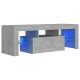 Betonszürke tv-szekrény led-lámpákkal 120 x 35 x 40 cm Betonszürke tv-szekrény led-lámpákkal 120 x 35 x 40 cm