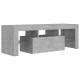 Betonszürke tv-szekrény led-lámpákkal 120 x 35 x 40 cm Betonszürke tv-szekrény led-lámpákkal 120 x 35 x 40 cm