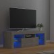Betonszürke tv-szekrény led-lámpákkal 120 x 35 x 40 cm Betonszürke tv-szekrény led-lámpákkal 120 x 35 x 40 cm