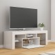 Magasfényű fehér tv-szekrény led-lámpákkal 120 x 35 x 40 cm Magasfényű fehér tv-szekrény led-lámpákkal 120 x 35 x 40 cm