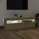 Sonoma-tölgy színű tv-szekrény led-lámpákkal 120 x 35 x 40 cm Sonoma-tölgy színű tv-szekrény led-lámpákkal 120 x 35 x 40 cm