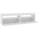 2 db fehér tv-szekrény led-világítással 75 x 35 x 40 cm 2 db fehér tv-szekrény led-világítással 75 x 35 x 40 cm