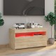 Sonoma-tölgy színű tv-szekrény led-világítással 75 x 35 x 40 cm Sonoma-tölgy színű tv-szekrény led-világítással 75 x 35 x 40 cm