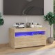 Sonoma-tölgy színű tv-szekrény led-világítással 75 x 35 x 40 cm Sonoma-tölgy színű tv-szekrény led-világítással 75 x 35 x 40 cm