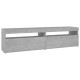 2 db betonszürke tv-szekrény led-világítással 75 x 35 x 40 cm 2 db betonszürke tv-szekrény led-világítással 75 x 35 x 40 cm