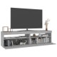 2 db betonszürke tv-szekrény led-világítással 75 x 35 x 40 cm 2 db betonszürke tv-szekrény led-világítással 75 x 35 x 40 cm