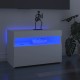 Fehér tv-szekrény led-lámpákkal 60 x 35 x 40 cm Fehér tv-szekrény led-lámpákkal 60 x 35 x 40 cm