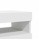 2 db fehér tv-szekrény led-lámpákkal 60 x 35 x 40 cm 2 db fehér tv-szekrény led-lámpákkal 60 x 35 x 40 cm