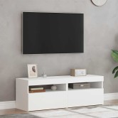 2 db fehér tv-szekrény led-lámpákkal 60 x 35 x 40 cm 2 db fehér tv-szekrény led-lámpákkal 60 x 35 x 40 cm