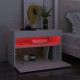 2 db fehér tv-szekrény led-lámpákkal 60 x 35 x 40 cm