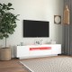 Fehér tv-szekrény led-lámpákkal 160 x 35 x 40 cm Fehér tv-szekrény led-lámpákkal 160 x 35 x 40 cm