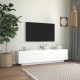 Fehér tv-szekrény led-lámpákkal 160 x 35 x 40 cm Fehér tv-szekrény led-lámpákkal 160 x 35 x 40 cm