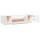 Fehér tv-szekrény led-lámpákkal 160 x 35 x 40 cm Fehér tv-szekrény led-lámpákkal 160 x 35 x 40 cm