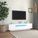 Fehér tv-szekrény led-lámpákkal 160 x 35 x 40 cm Fehér tv-szekrény led-lámpákkal 160 x 35 x 40 cm