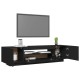 Fekete tv-szekrény led-lámpákkal 160 x 35 x 40 cm Fekete tv-szekrény led-lámpákkal 160 x 35 x 40 cm